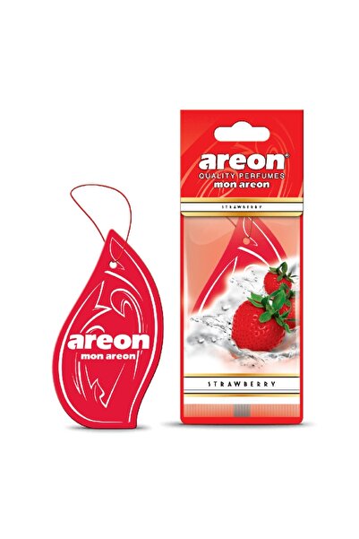 Areon Mon Strawberry αρωματικό αυτοκινήτου τύπου κάρτας