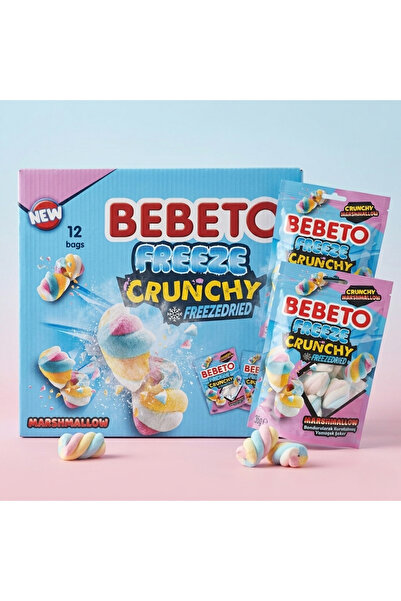 BEBETO Freeze Crunchy Marshmallow 12 adet