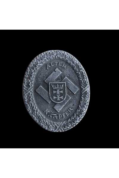 kho military design 3.5x4 cm. Ww2 Alman Eski Savaşçı Metal Brove (Almanya-İth...
