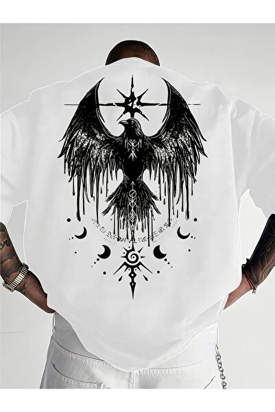 yiou trendy clothing تي شيرت مريح بنمط الغراب
