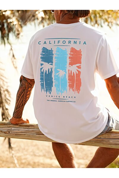 yiou trendy clothing تي شيرت رجالي بأكمام قصيرة مع نقوش نصية باللغة الإنجليزي...