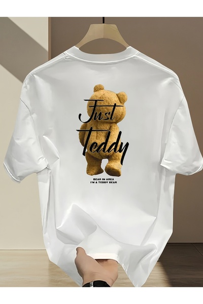 yiou trendy clothing Men's Solid Color Printed Short-Sleeve T-Shirt_89
