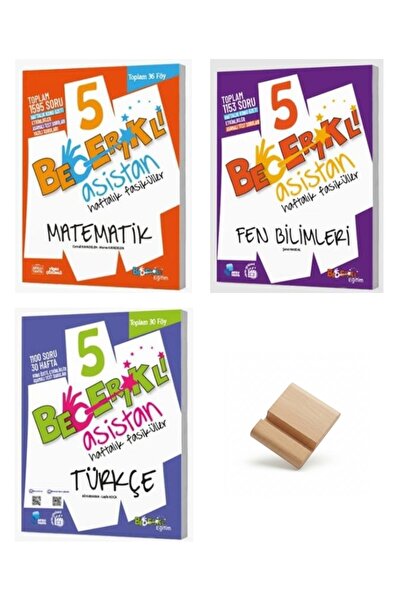 Fenomen Yayıncılık Becerikli Asistan 5. Sınıf Matematik Fen ve Türkçe 3lü Haf...