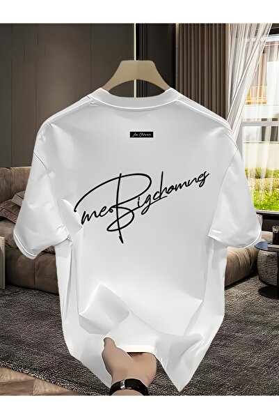 yiou trendy clothing Men's Solid Color Printed Short-Sleeve T-Shirt_66