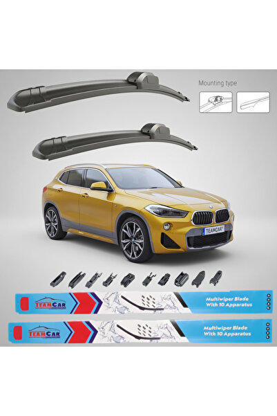 TEAMCAR BMW X2 F39 (2018–2020) Επίπεδες Υαλοκαθαριστήρες |   Μπροστινό Σετ – ...