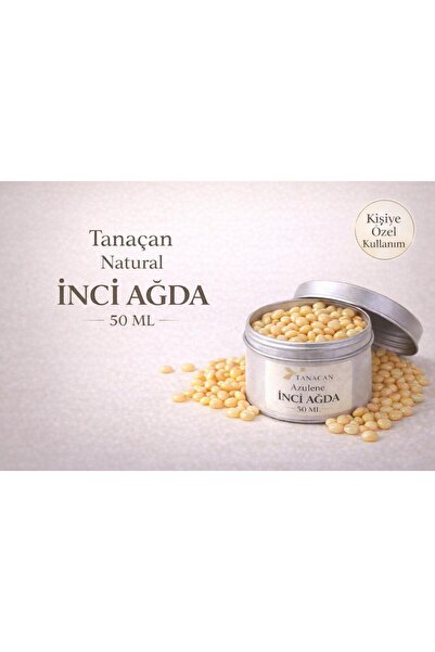 Tanaçan 50 gr Soyulabilir Inci Ağda - Naturel
