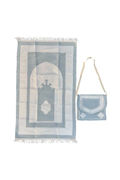 KAWSAR Prayer Mat 70x110 cm with Carry Bag, Foldable Portable Sajjadah for Hajj, Umrah & Travel