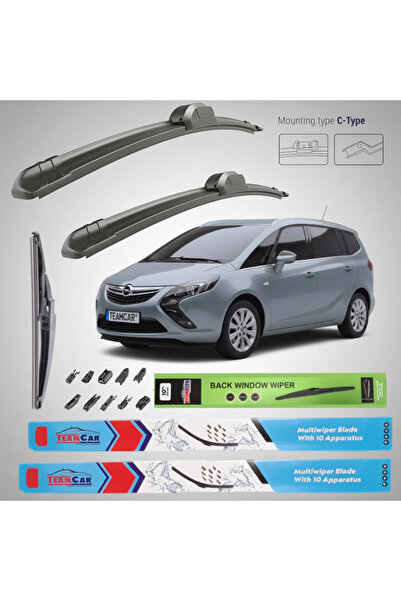 TEAMCAR Opel Zafira Tourer (2011–2016) Lame ștergătoare plate |   Set complet...
