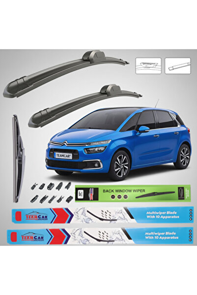 TEAMCAR Citroen C4 Space Tourer (2016–2022) Επίπεδες Υαλοκαθαριστήρες |   Πλή...