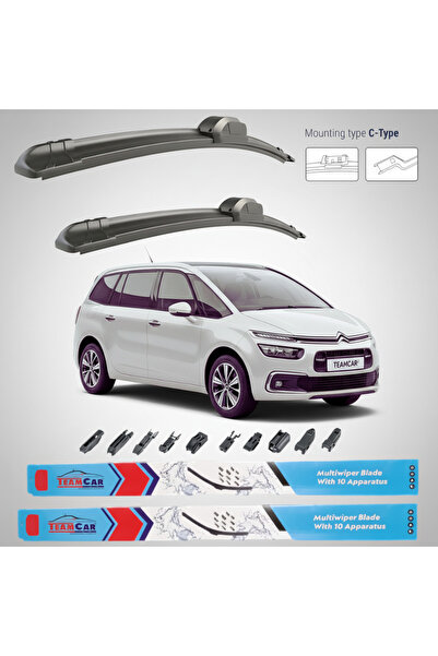 TEAMCAR Citroen Grand C4 Space Tourer (2018–2022) Επίπεδες Υαλοκαθαριστήρες |...