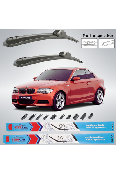 TEAMCAR BMW Σειρά 1 E82 (2007–2011) Επίπεδες Υαλοκαθαριστήρες |   Μπροστινό Σ...