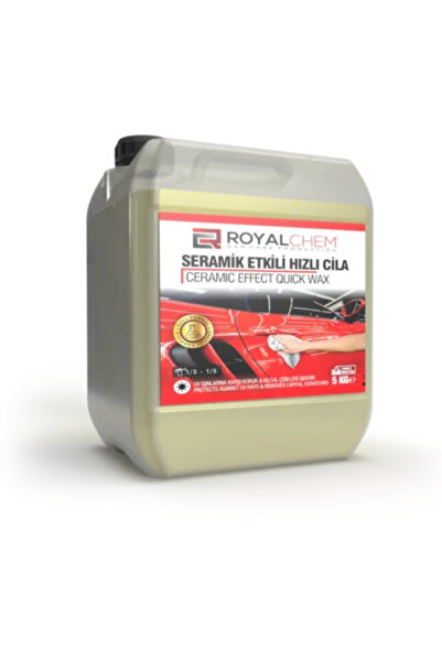 ROYALCHEM CAR CARE PRODUCTION RoyalChem Seramik Etkili Hızlı Cila 5 KG – Yüks...