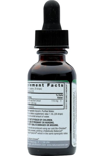 Natures Answer (30 مل) ناتشرز أنسير، مستحضر الزنجبيل الخالي من الكحول، 1 أونصة سائلة