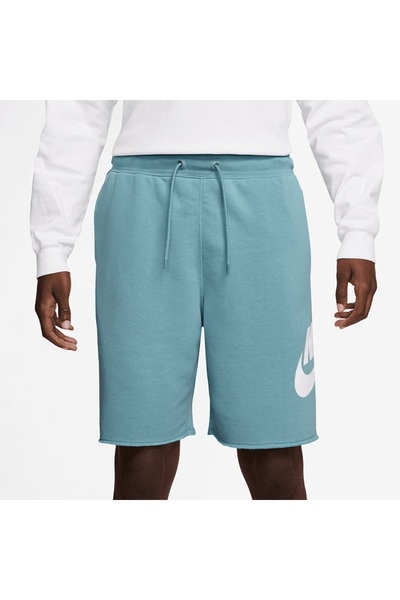 Nike Club Alumni Fransız Kumaş Erkek Mavi Günlük Stil Şort-SPORTXSTORE