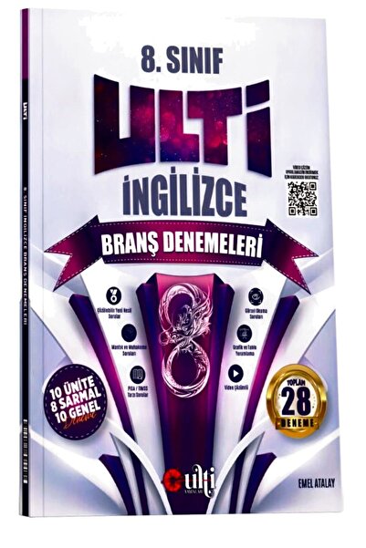 AV YAYINLARI Ulti Yayınları 8. Sınıf İngilizce Denemeleri