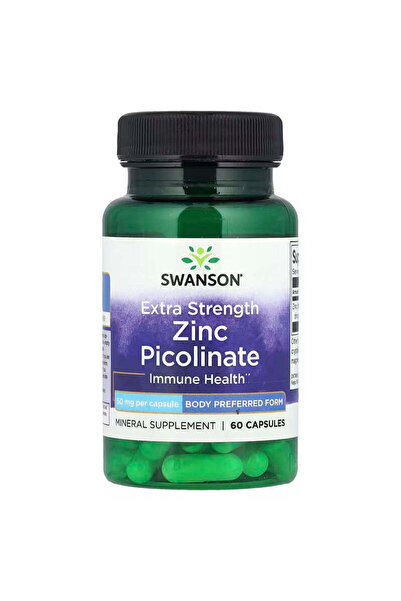 SWANSON Zinc Picolinate 50 mg 60 Capsules