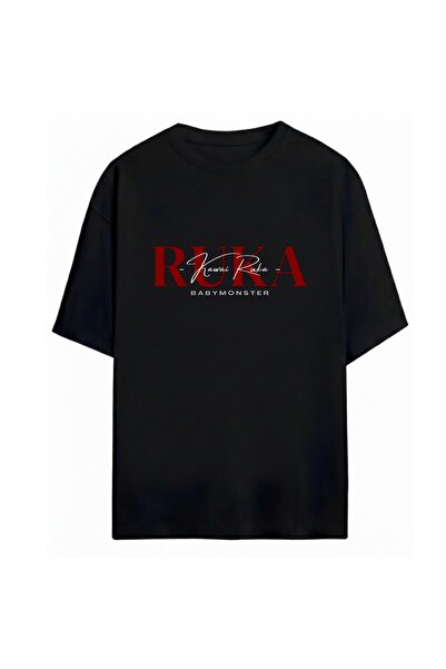 SVART WEAR Ruka BabyMonster K-Pop unisex majica prevelikog kroja 100% pamuk
