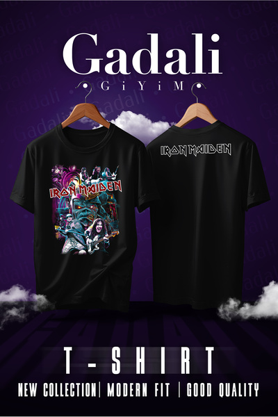 Gadali Μπλουζάκι Unisex με στάμπα του συγκροτήματος Iron Maiden
