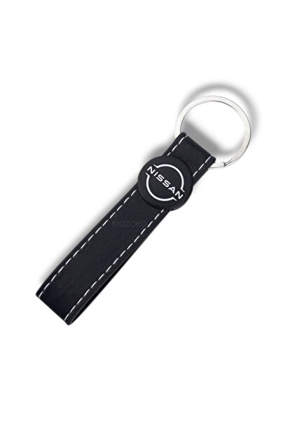 MOZOKO Visokokvalitetni Nissan logo, crni kožni, stilski poklon auto privjesa...