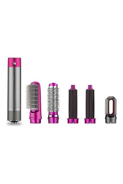 Shopi 4-in-1 Hair Dryer & Styler Set – Hot Air Brush with Curling, Straighten...