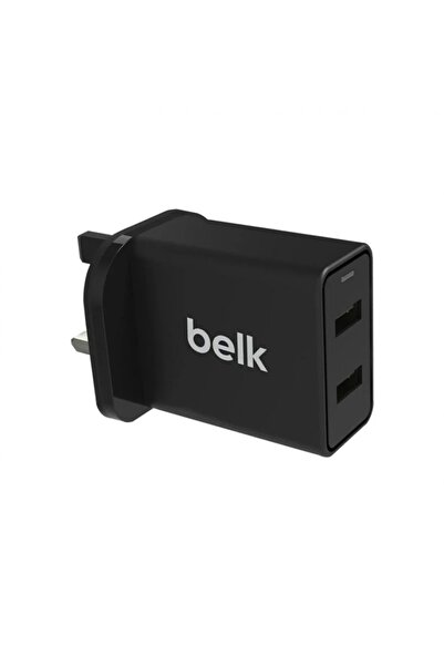 Belk شاحن حائط من بيلك مزود بمنفذي USB بقوة 24 واط