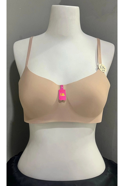 F.K Women's Unlined and Underwire-Free Laser Cut Skin Bra