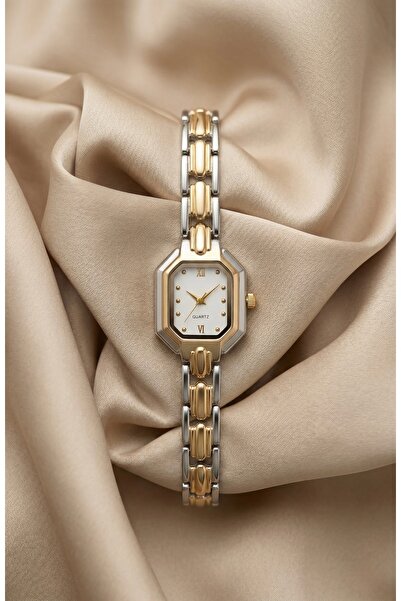 KLISHE Butik Women's Steel Watch Gold & Silver Color Vintage Old Money Luxury...