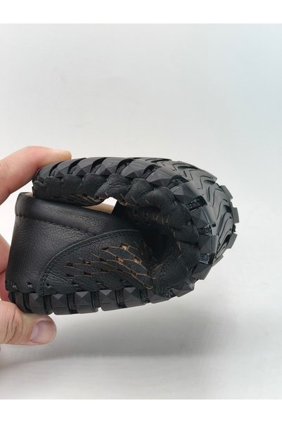 Yeşildaş Men's 100% Genuine Leather Summer Orthopedic Shoes