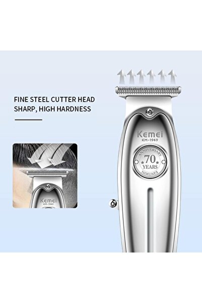 Kemei 1949 Trimmer Professional Hair Clippers for Men Zero Gap Electric Cordless Beard/Hair Trimmer