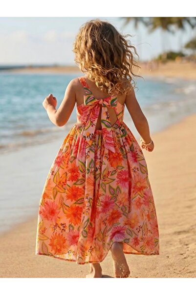 Alvadonna ΦΟΡΕΜΑ ΚΟΡΙΤΣΙΩΝ ΜΕ ΛΕΠΤΟΜΕΡΕΙΑ ΣΤΗΝ ΠΛΑΤΗ, ΜΑΚΡΥ, ΜΕ ΦΛΟΡΑΛ ΣΧΕΔΙΑΣΜΟ