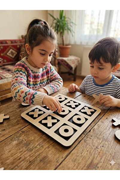 Bigibigi Ahşap 4’lü Zeka Oyunu Seti 9taş 3taş Tangram Xox | Montessori Eğitici Oyuncak