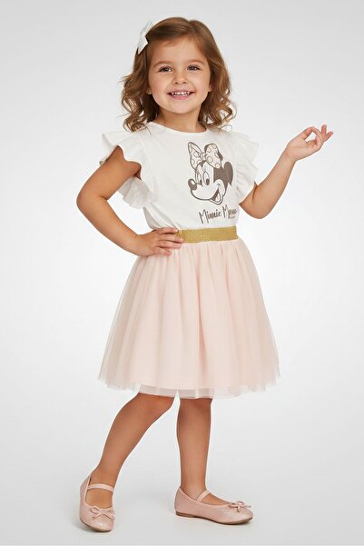 Disney Baby Toddlers Girl 2 Pieces Graphic Print Top And Skirt Set, Multicolor