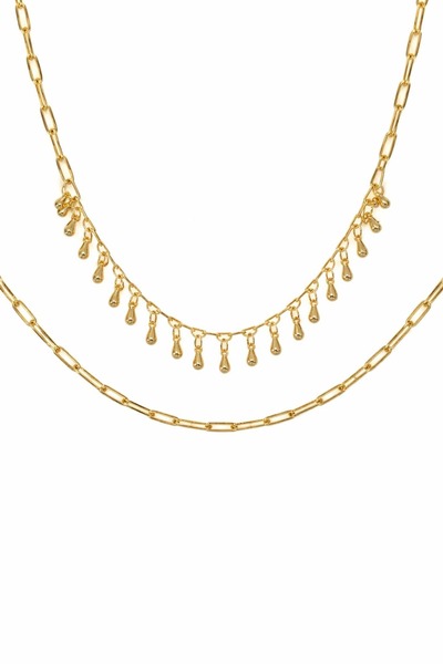 CHARMLUCKY ÖZEL SERİ 2Lİ SALLANTILI KOLYE