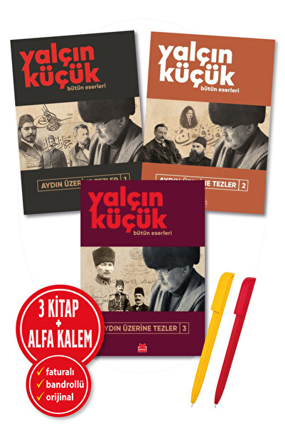 Kırmızı Kedi Yayınları Alfa Kalem+Aydın Üzerine Tezler-1-2-3 Bütün Eserleri(Y...