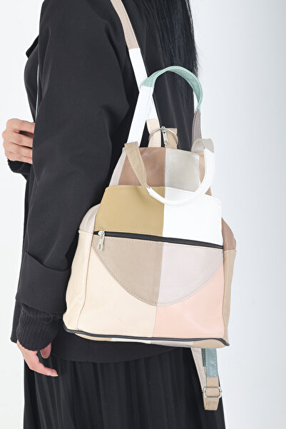 Erzeno Σακίδιο πλάτης - Πολύχρωμο - Γνήσιο δέρμα