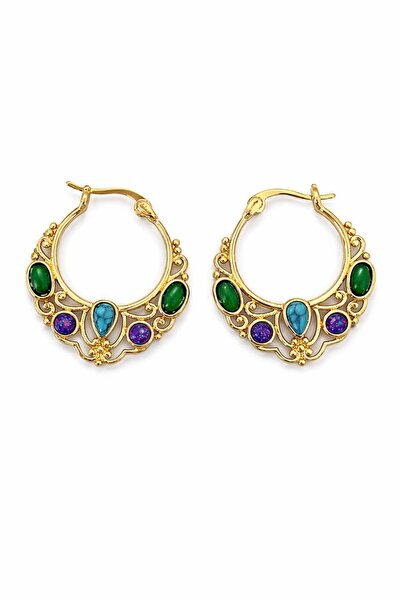 CHARMLUCKY Special Series Vintage Stone Earrings