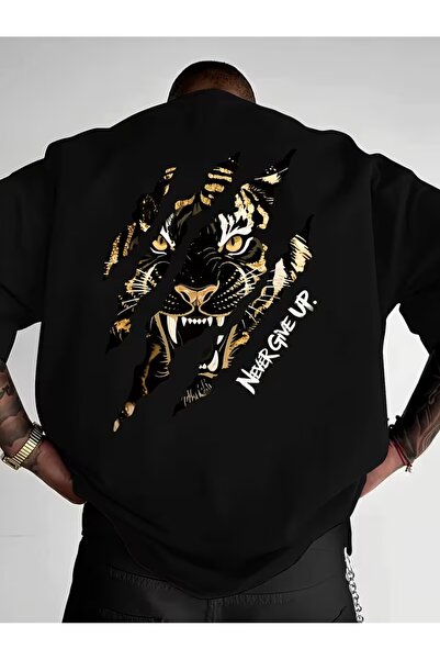 AEMİ T-Shirt - Μαύρο - Oversize