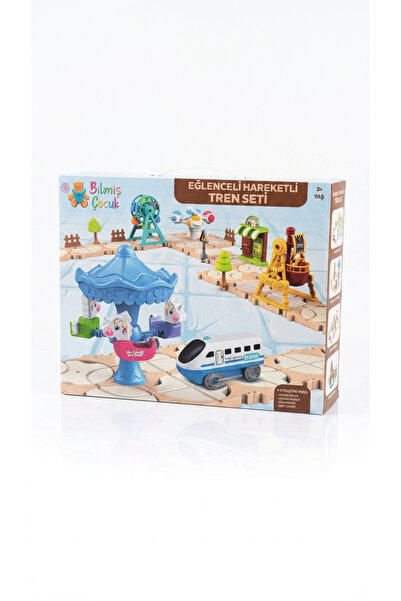 BİLMİŞ ÇOCUK Kodlamalı Lunapark Tren Seti – 125 Parça Eğitici Raylı Tren Oyun...