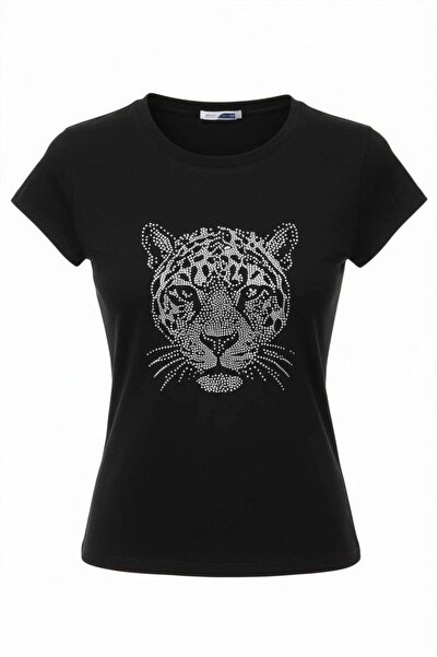 Miss Poem T-Shirt - Μαύρο - Στενή εφαρμογή