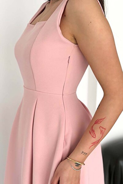 XXL BUTİK Φόρεμα - Ροζ - Quadratisch