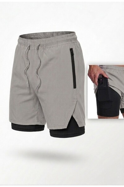 Lerix mod Lerixmod Women's Men's Unisex Fitness Lined Tights Shorts / Multi-P...