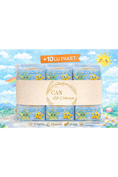 shop Deniz Yıldızı Sabun 10’lu Paket | El Yapımı Gliserinli Doğal Çocuk Sabun...