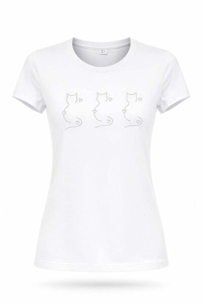 Miss Poem T-Shirt - Λευκό - Στενή εφαρμογή