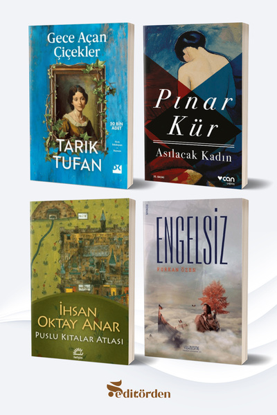 Yüzleşme Yayınları Gece Açan Çiçekler - Asılacak Kadın/Pınar Kür - Puslu Kıta...