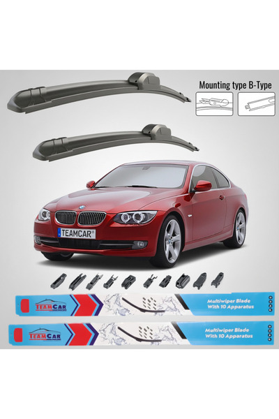 TEAMCAR BMW Σειρά 3 E92 Facelift (2009–2013) Επίπεδοι Υαλοκαθαριστήρες |   Μπ...