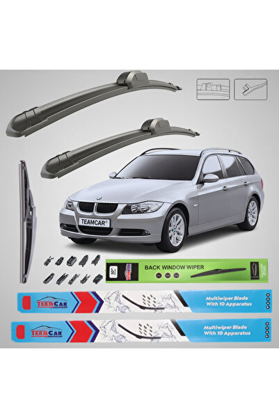TEAMCAR BMW Σειρά 3 E91 (2005–2008) Επίπεδες Υαλοκαθαριστήρες |   Πλήρες Σετ ...