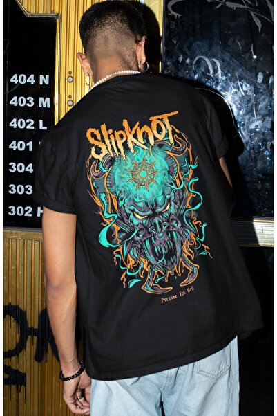 SEVBANO Slipknot rok metal muzički bend, majica sa leđnim printom, unisex, ve...