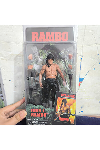 Choice4 C مع صندوق NECA شخصية جون جيه رامبو من فيلم First Blood، نموذج مجسم ق...
