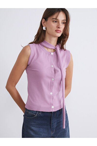 LC Waikiki Shawl Detailed Women's Knitwear Waistcoat
