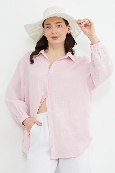 Fulla Moda Cămăși - Roz - De zi cu zi